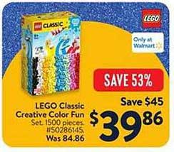 LEGO Classic Creative Color Fun