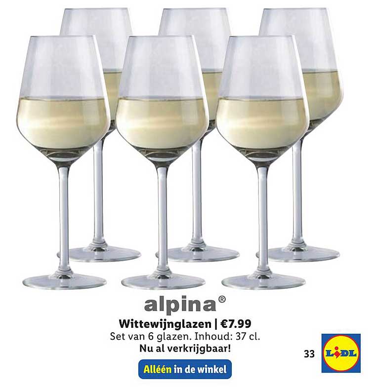 alpina® Wittewijnglazen