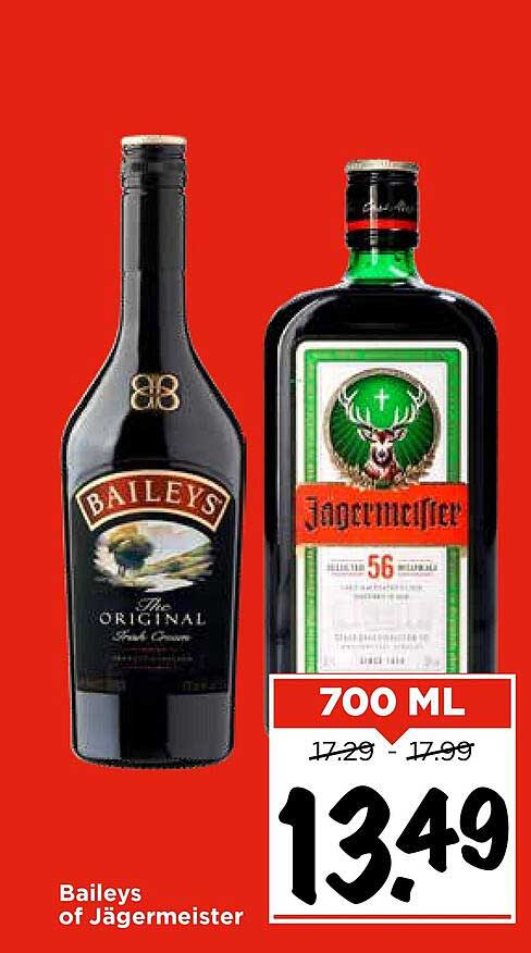 Baileys of Jägermeister