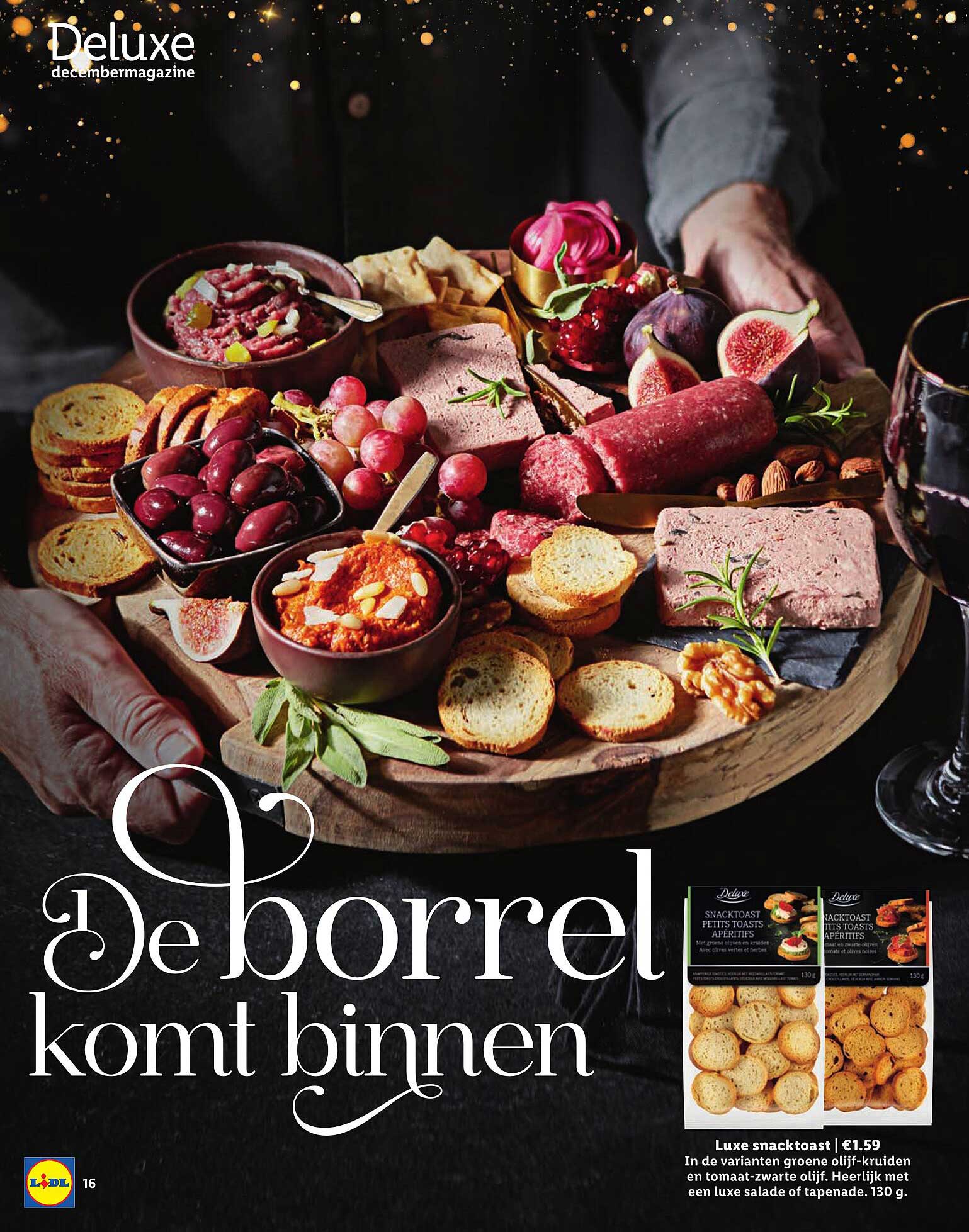 De borrel komt binnen