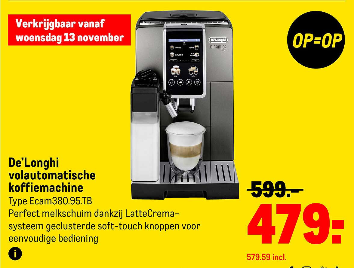 De'Longhi volautomatische koffiemachine