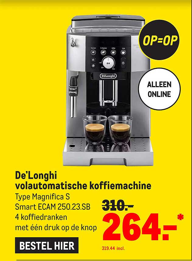 De'Longhi volautomatische koffiemachine