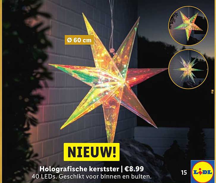 Holografische kerstster