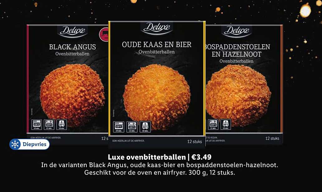 Luxe ovenbitterballen