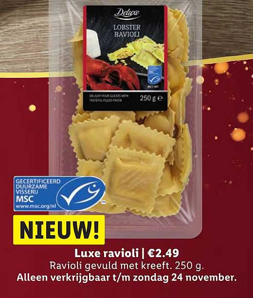 Luxe ravioli