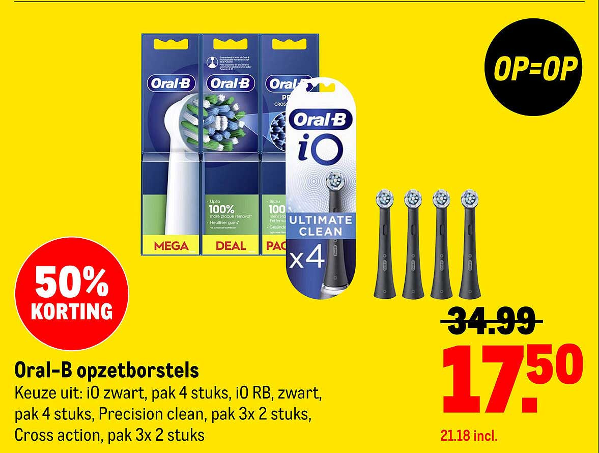 Oral-B opzetborstels