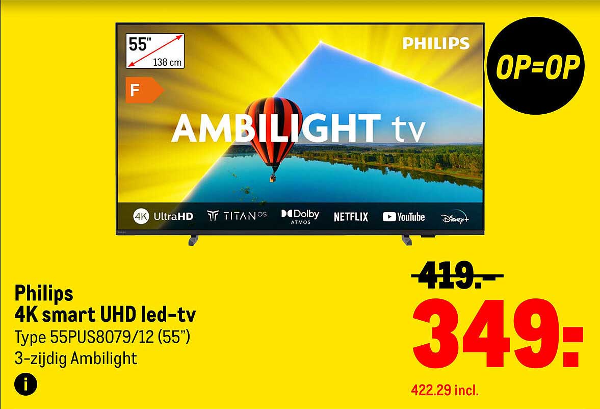 Philips 4K smart UHD led-tv