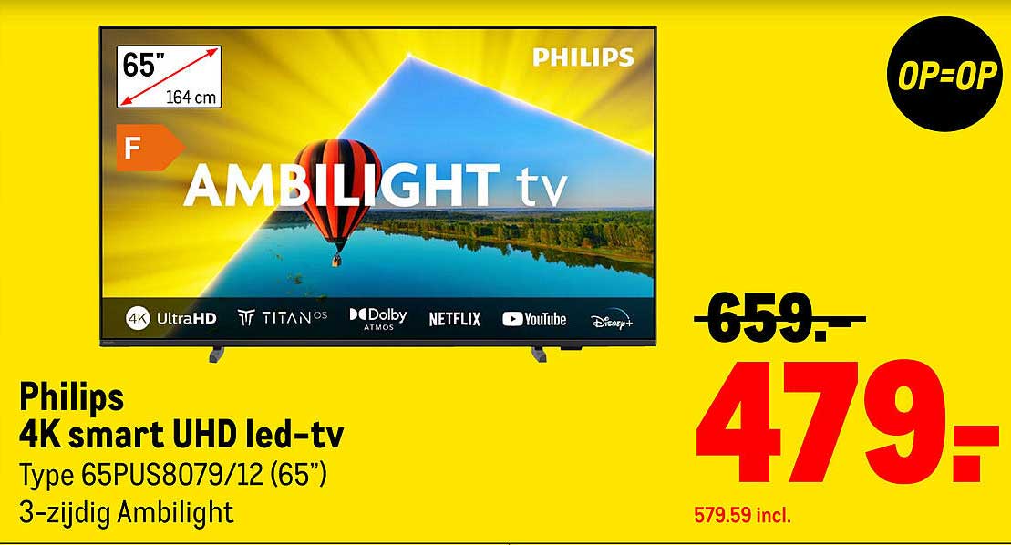 Philips 4K smart UHD led-tv