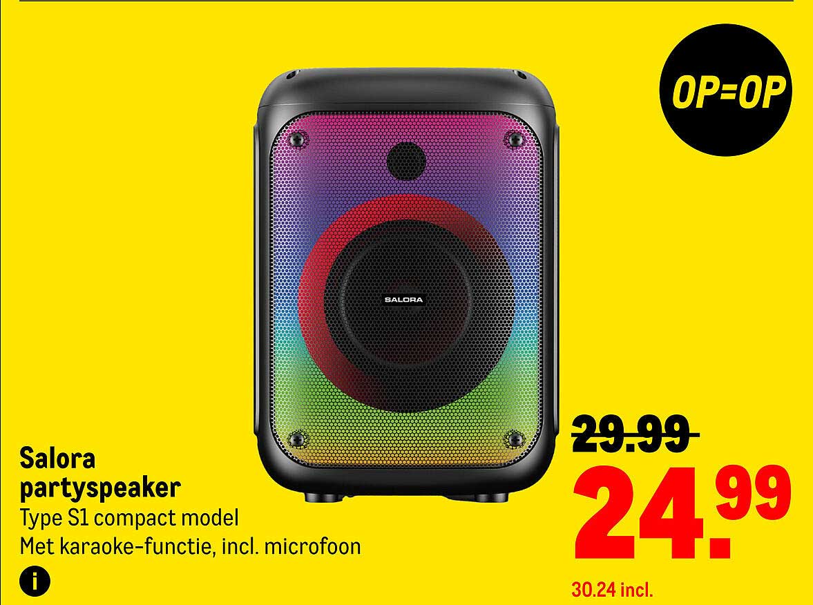 Salora party speaker