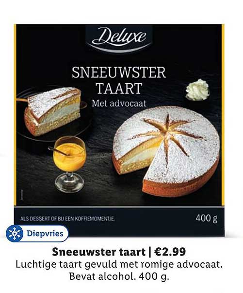 Sneeuwster taart