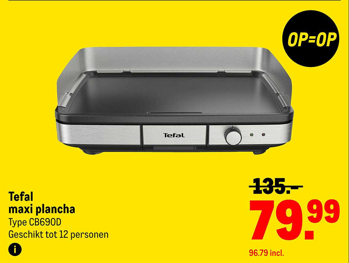 Tefal maxi plancha