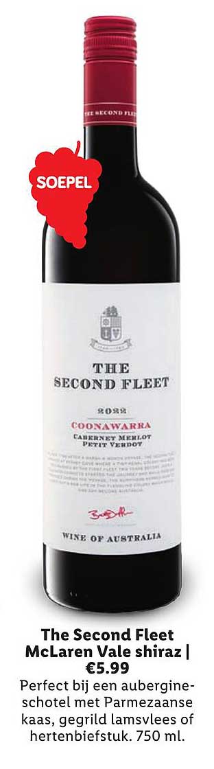 The Second Fleet McLaren Vale shiraz