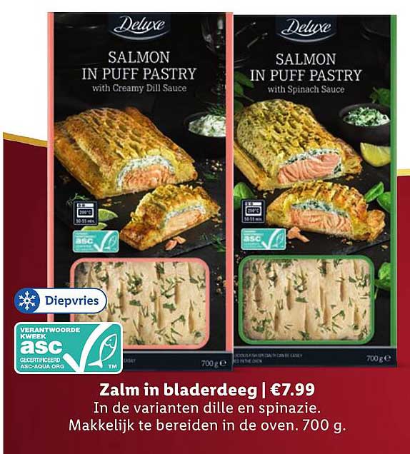 Zalm in bladerdeeg