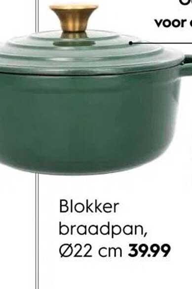 Blokker braadpan, Ø22 cm