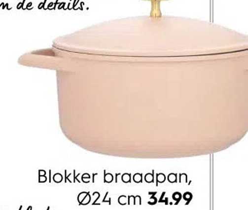 Blokker braadpan, Ø24 cm