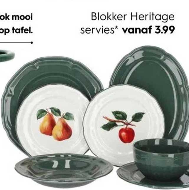 Blokker Heritage servies*