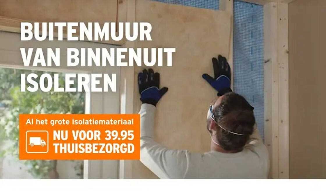 Buitenmuur van binnenuit isoleren