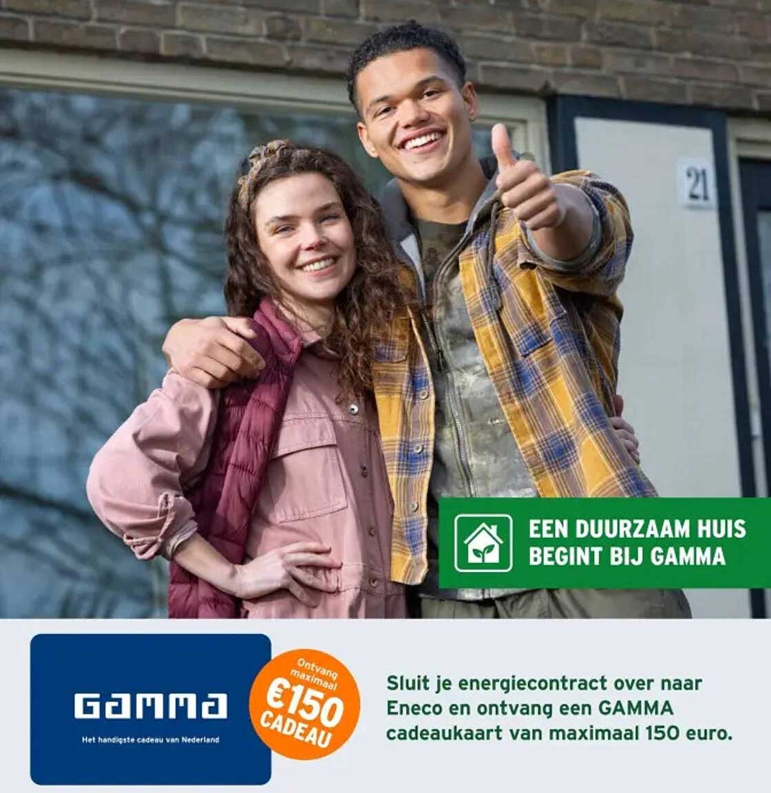 Een duurzaam huis begint bij GAMMA