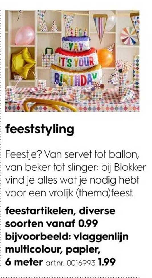 feeststyling