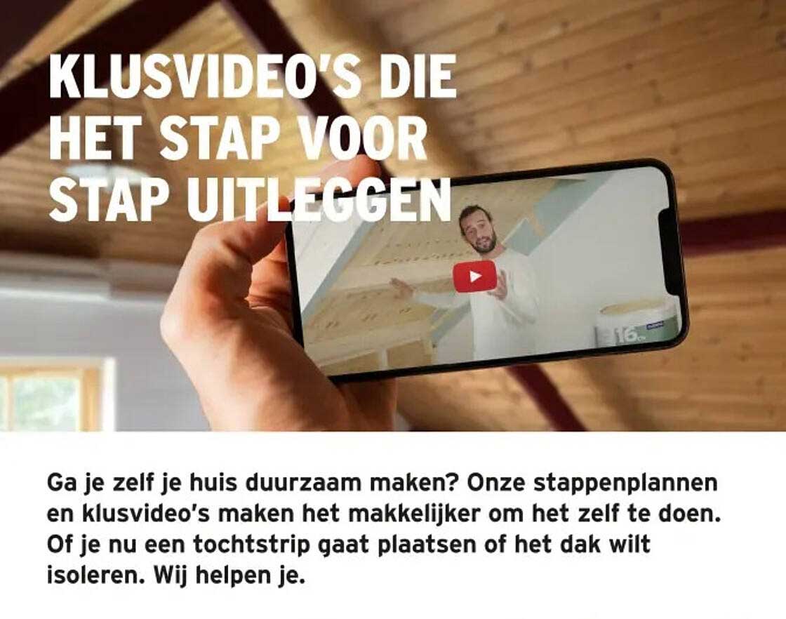 Klusvideo's die het stap voor stap uitleggen