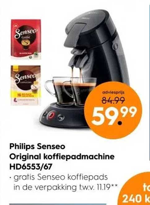 Philips Senseo Original koffiepadmachine HD6553/67