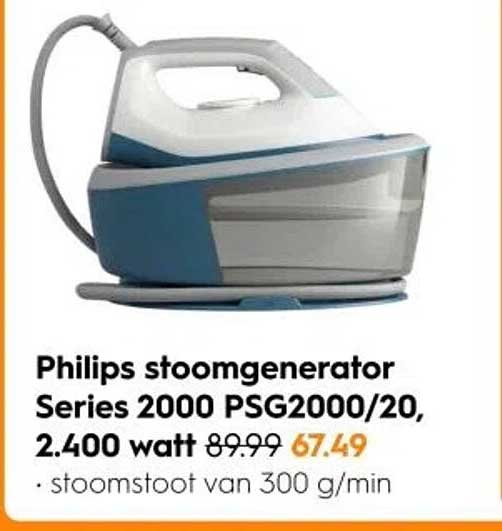 Philips stoomgenerator Series 2000 PSG2000/20, 2.400 watt