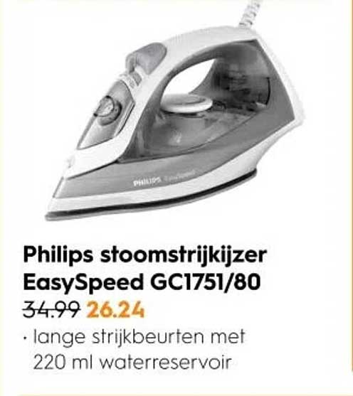 Philips stoomstrijkijzer EasySpeed GC1751/80