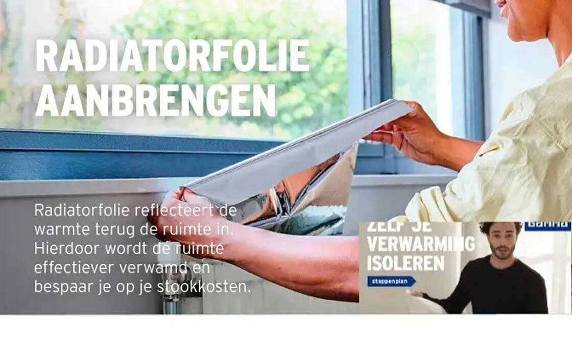 RADiATORFOLIE AANBRENGEN