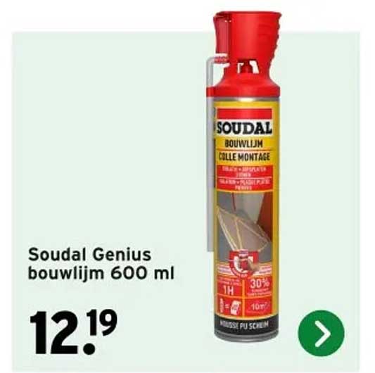 Soudal Genius bouwlijm