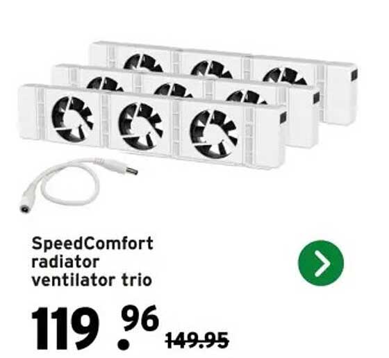 SpeedComfort radiator ventilator trio