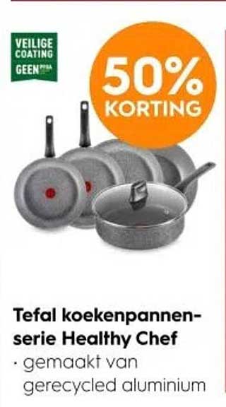 Tefal koekenpannen-serie Healthy Chef