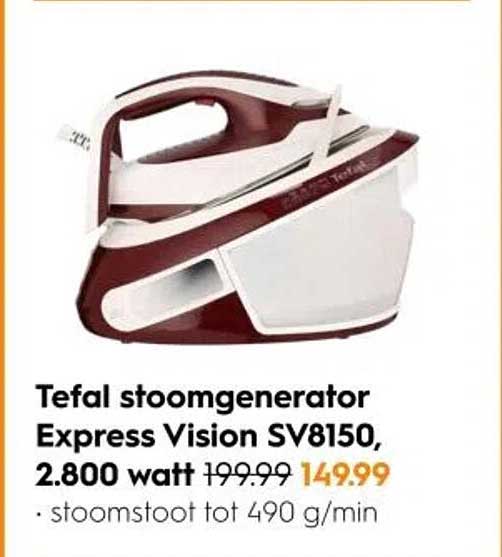 Tefal stoomgenerator Express Vision SV8150