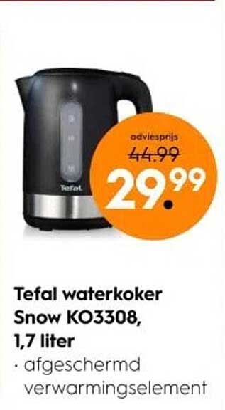 Tefal waterkoker Snow KO3308