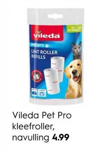 Vileda Pet Pro kleefroller, navulling