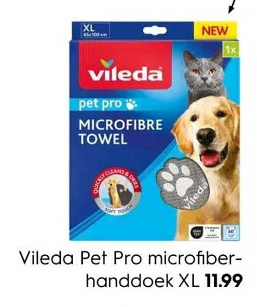 Vileda Pet Pro microfiberenhanddoek XL