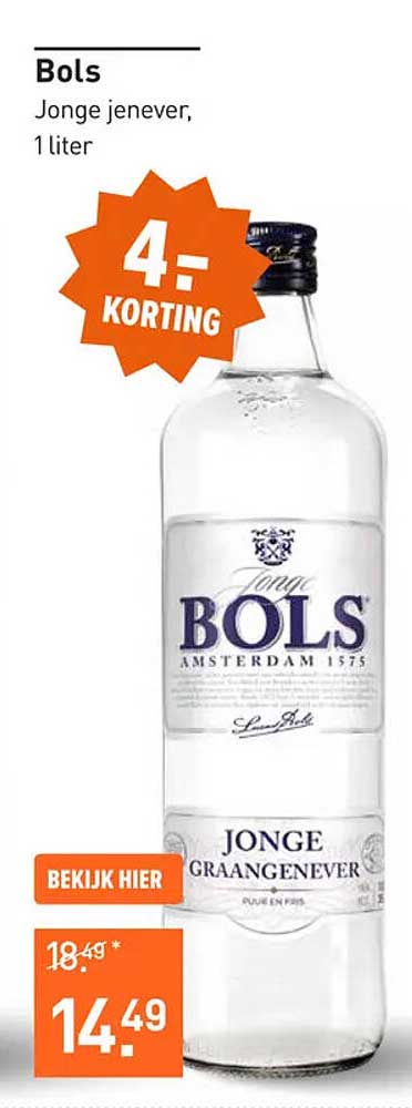 Bols Jonge jenever