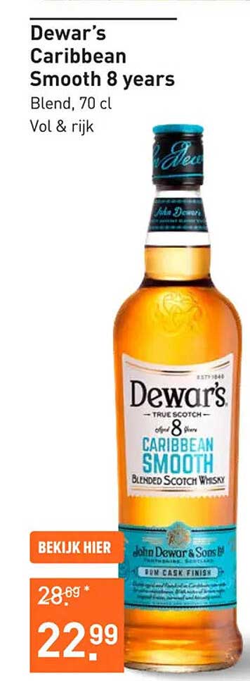 Dewar’s Caribbean Smooth 8 years