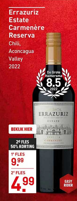 Errazuriz Estate Carmenère Reserva