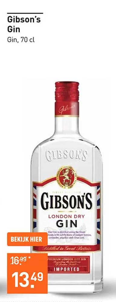 Gibson's Gin