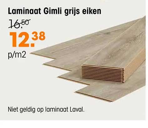 Laminaat Gimli grijs eiken