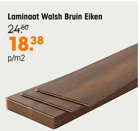 Laminaat Walsh Bruin Eiken