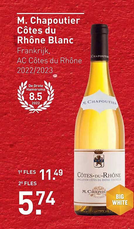 M. Chapoutier Côtes du Rhône Blanc