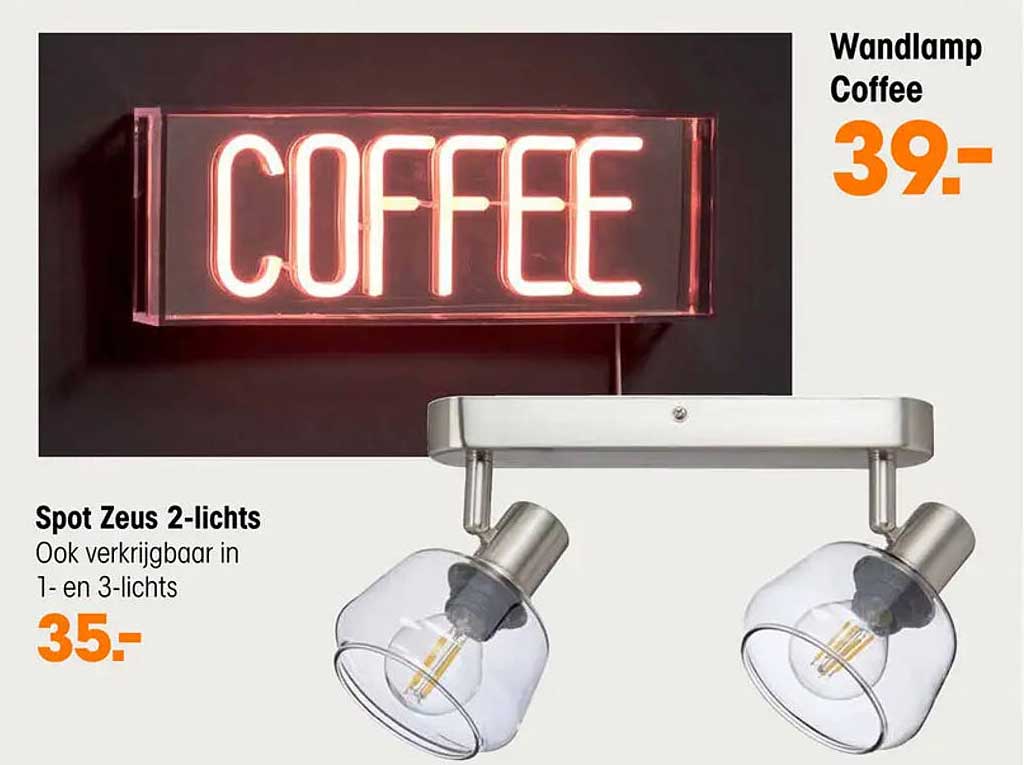 Wandlamp Coffee