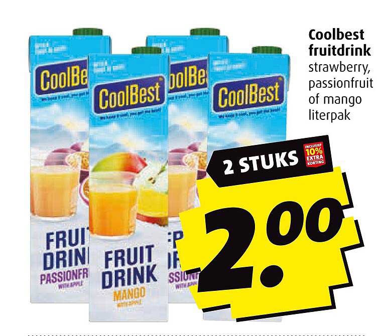 Coolbest fruitdrink