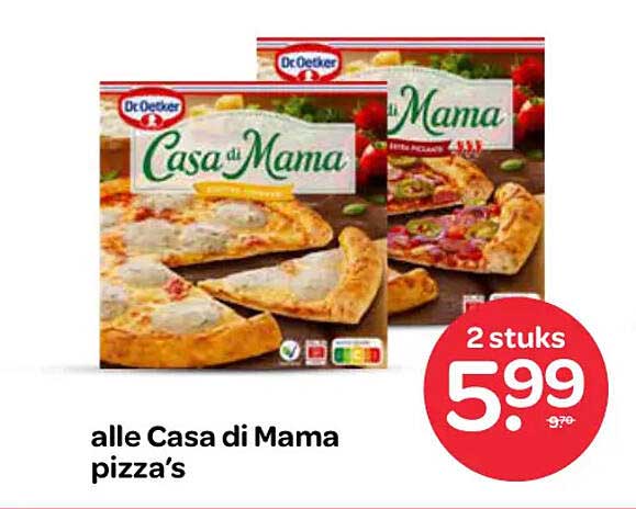 alle Casa di Mama pizza’s