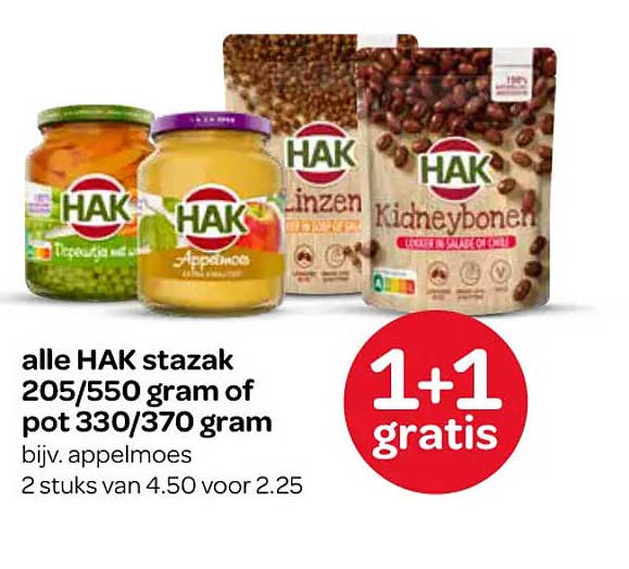 alle HAK stazak 205/550 gram of pot 330/370 gram