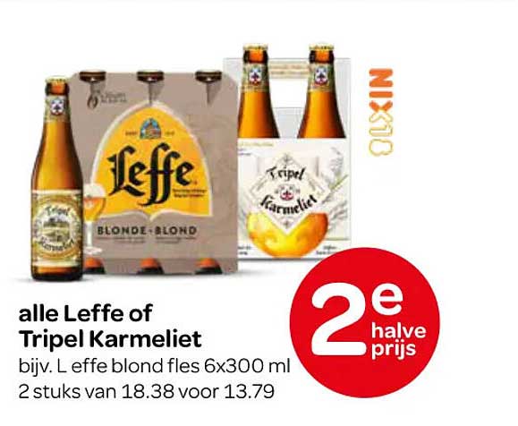 alle Leffe of Tripel Karmeliet