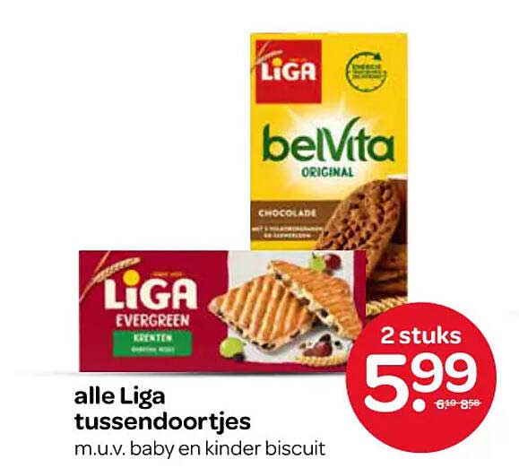 alle Liga tussendoortjes