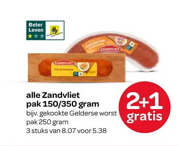 alle Zandvliet pak 150/350 gram