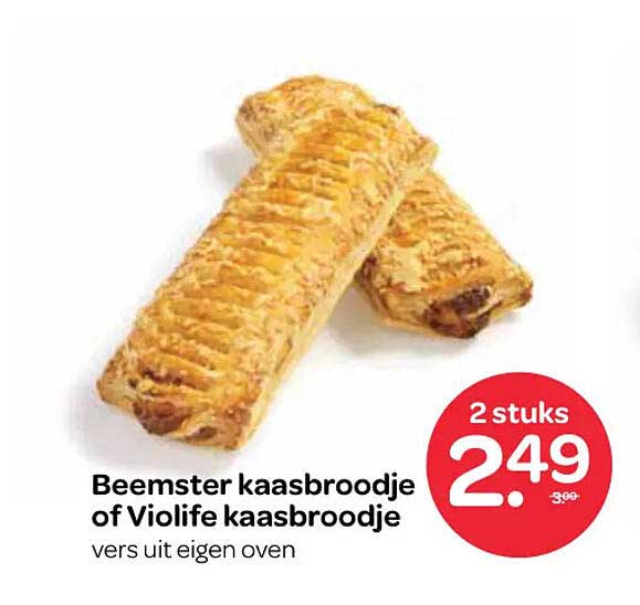 Beemster kaasbroodje of Violife kaasbroodje